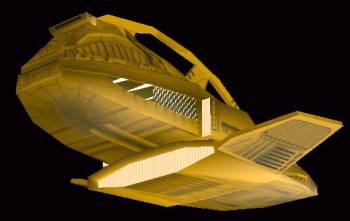 Star Class Freighter Side View